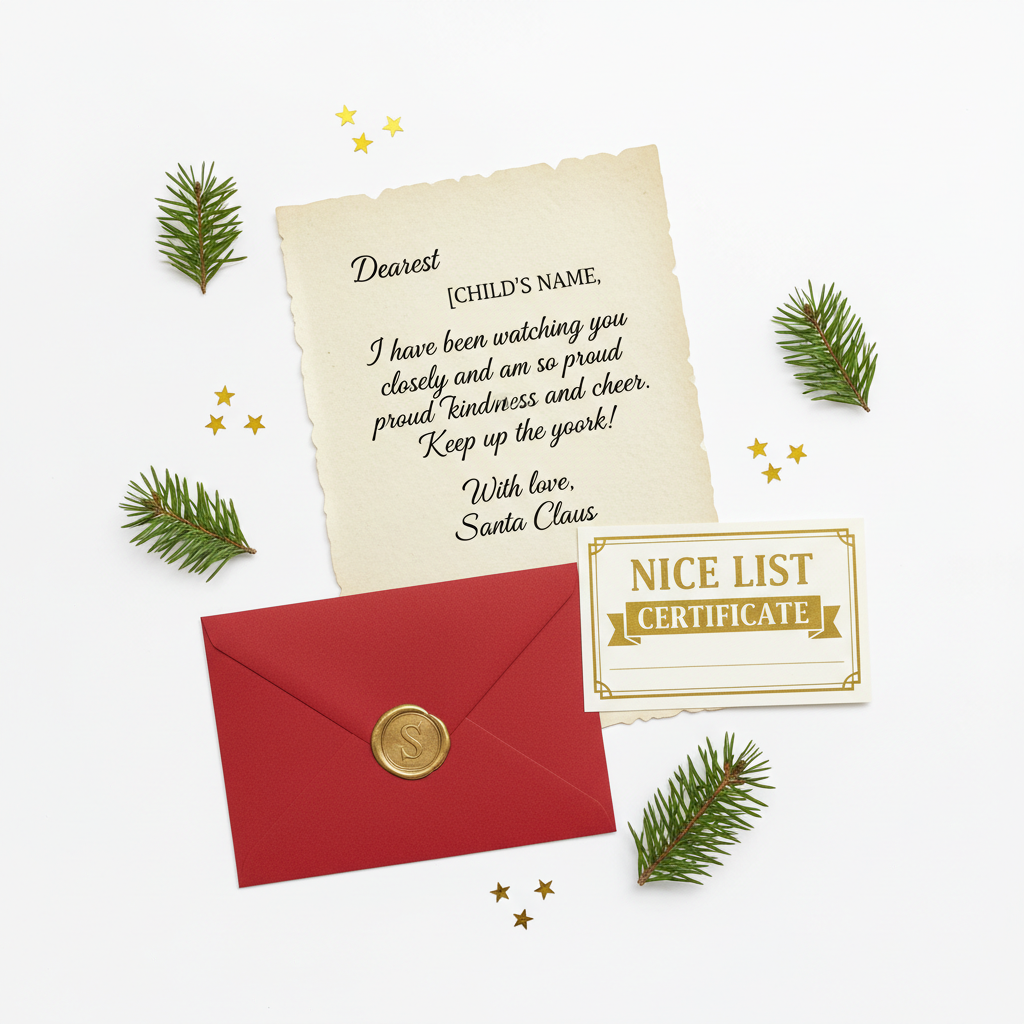 Personalized letter from Santa