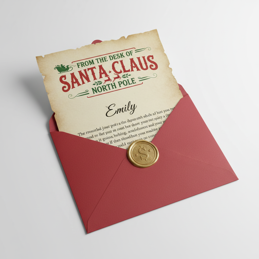 Personalized letter from Santa